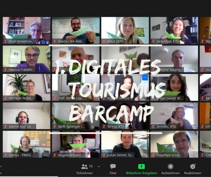 Wir sitzen alle im selben Boot: Das 1. Digitale Karlsruher Tourismus Barcamp inspiriert zu effektiven Wegen aus der Krise