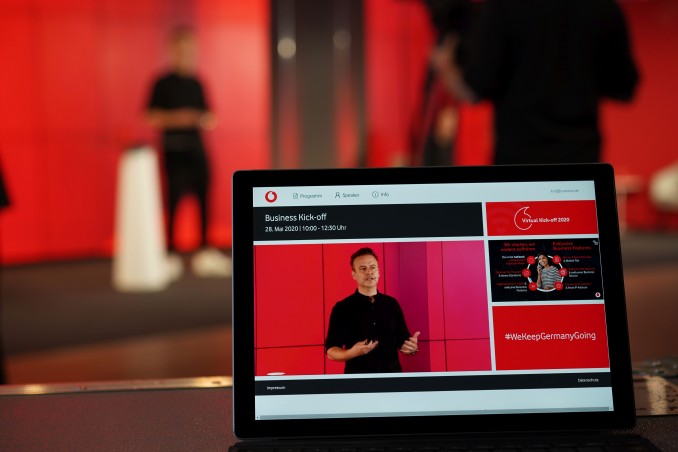 „Vodafone Sales Kick-off“ wird zum Virtual Event made by Vok Dams
